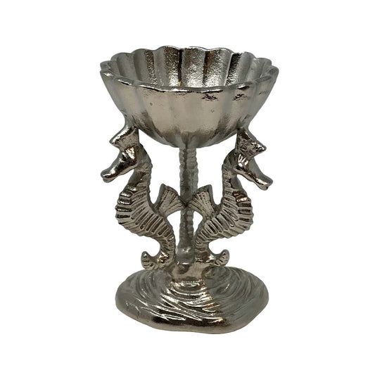 Seahorse Duo Pedestal Bowl
