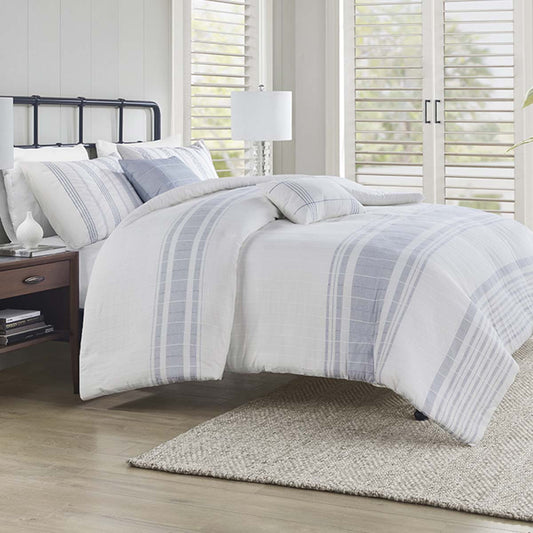 Seabreeze Stripes Comforter Set - King - OVERSTOCK