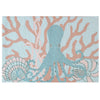 Undersea Octopus Washable Accent Rug