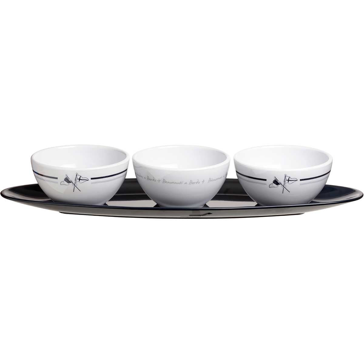 Nautical Welcome 4 Pc. Snack Set