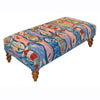 Swimming Fish Hooked Wool Bench