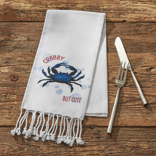 Chesapeake Blue Crab Decorative Dishtowels - Set of 4