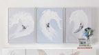 Radical Surfing Trio Wall Art - Set of 3