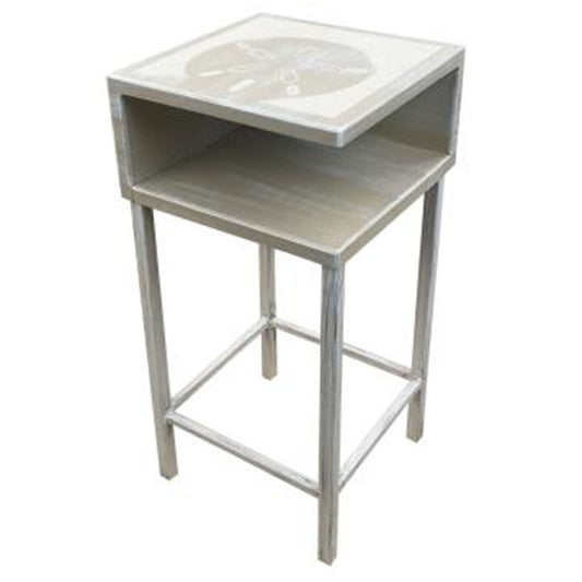 Sand Dollar Silhouette Accent Table