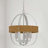 Barlow Cane Metal Chandelier - 3 Light