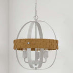 Barlow Cane Metal Chandelier - 3 Light