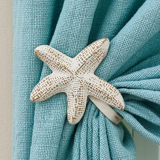 Sanibel Starfish Tie Backs - Set of 2