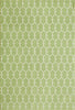 Baja Latticework Green Rug - 2 x 5