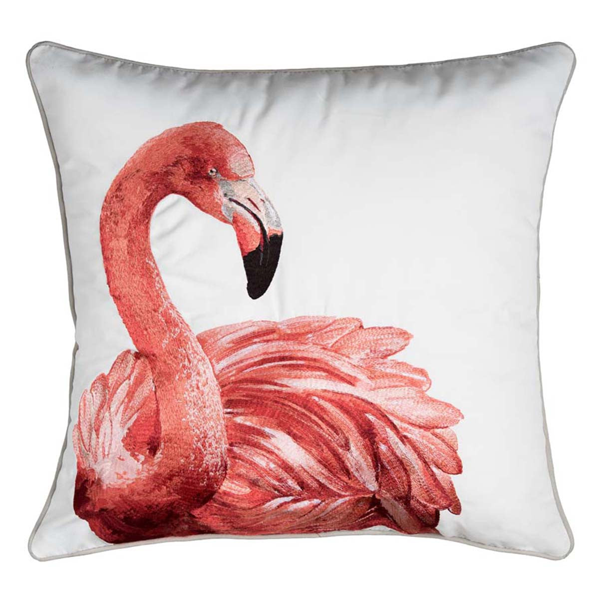 Pink Flamingo Indoor/Outdoor Pillow - Right Facing