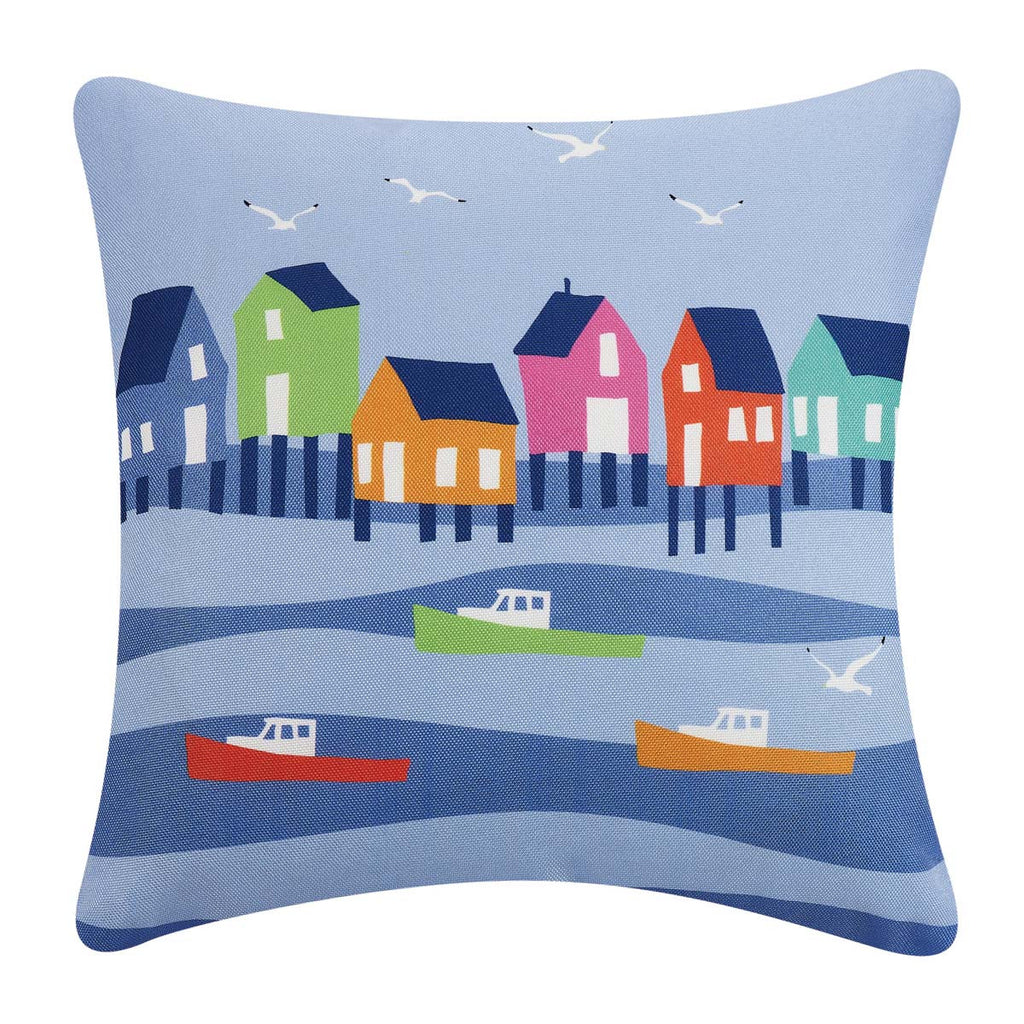 Seashore City Pillow