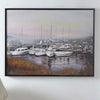 Overcast Harbors Wall Art