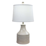 Etched Fish Table Lamp - Coral