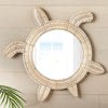 Wicker Sea Turtle Mirror