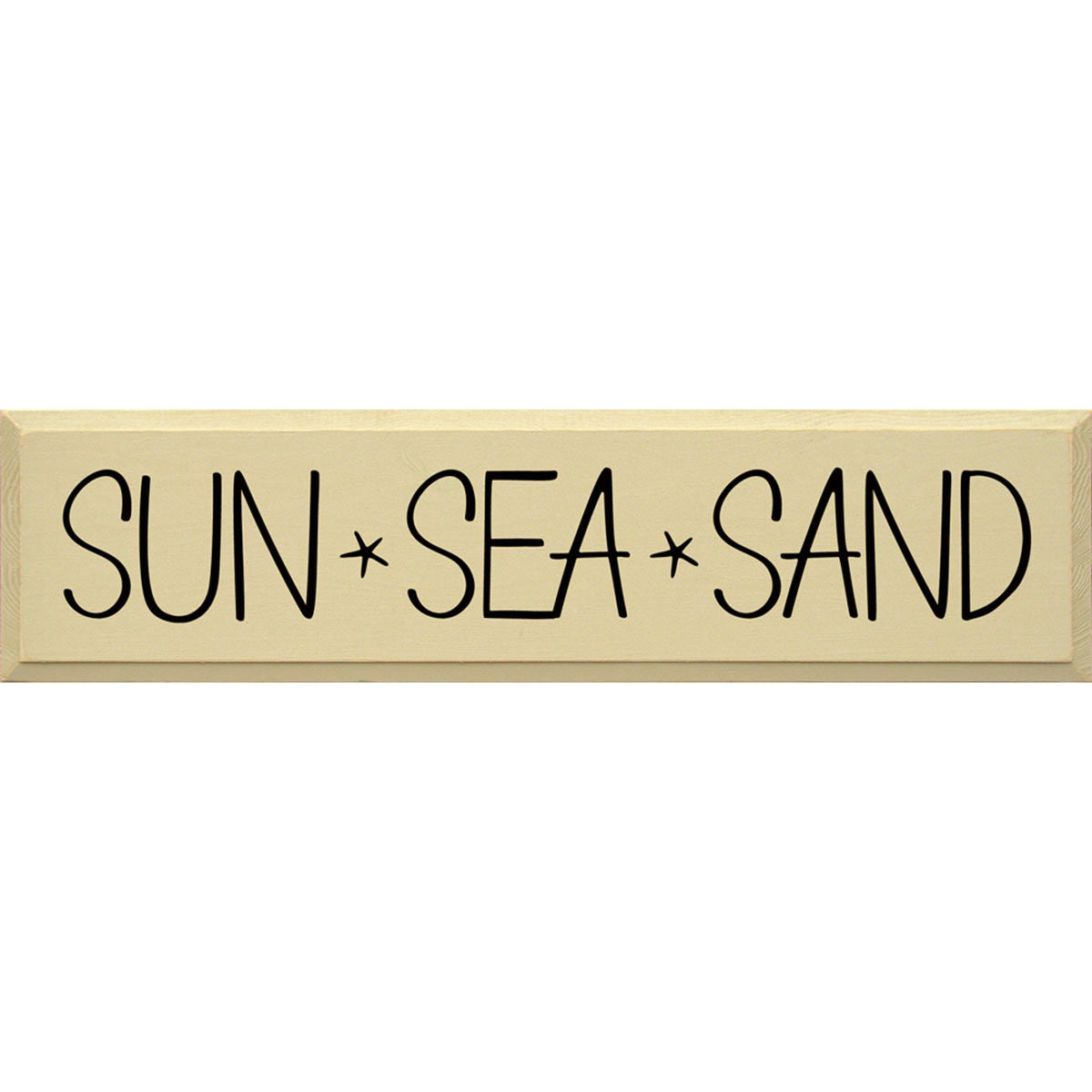 Sun Sea & Sand Wood Sign