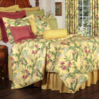 Sunny Island Comforter Set with 15-Inch Bedskirt - Cal King