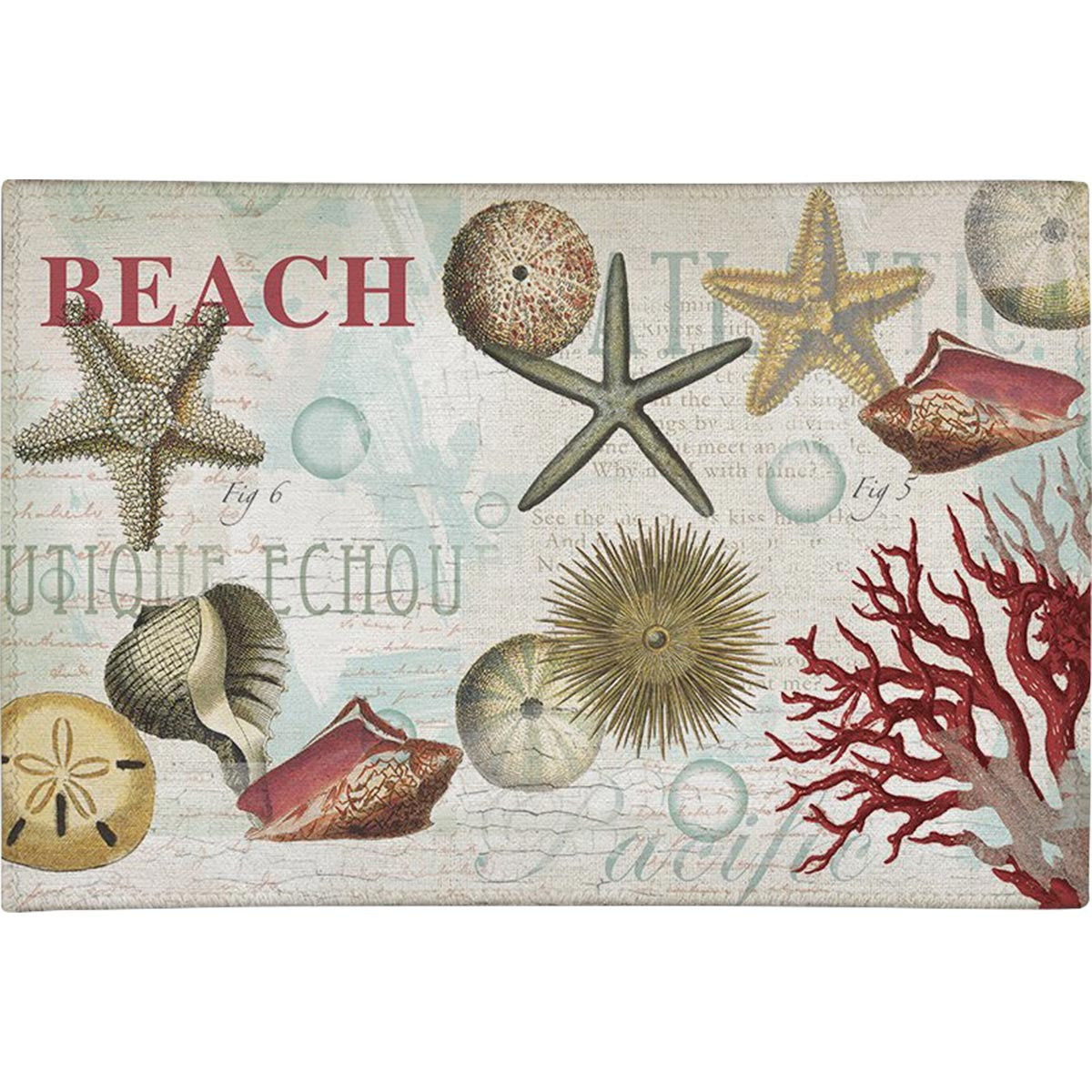 Ocean Bounty Chenille Rug - 4 x 6