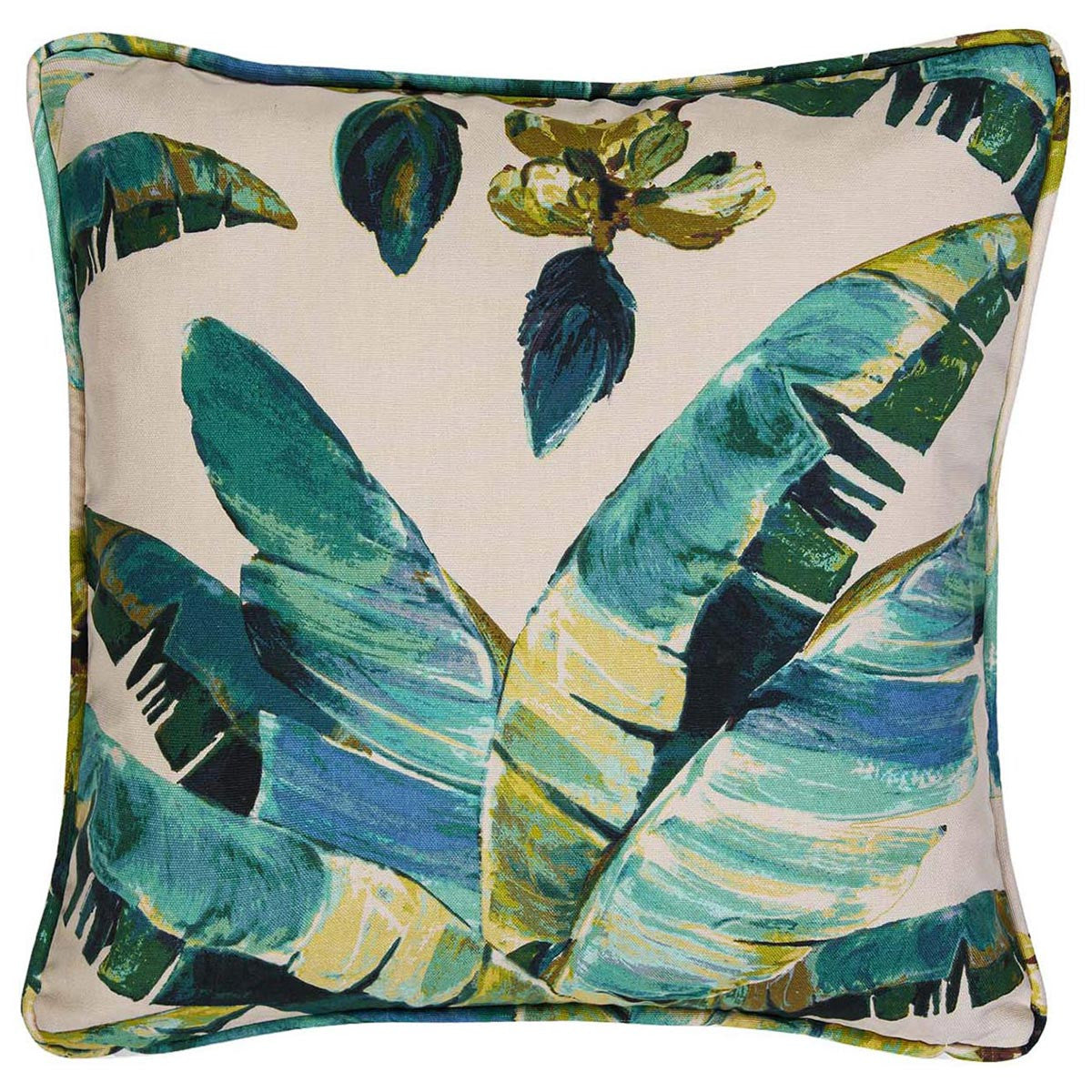 Florida Keys Floral Square Pillow