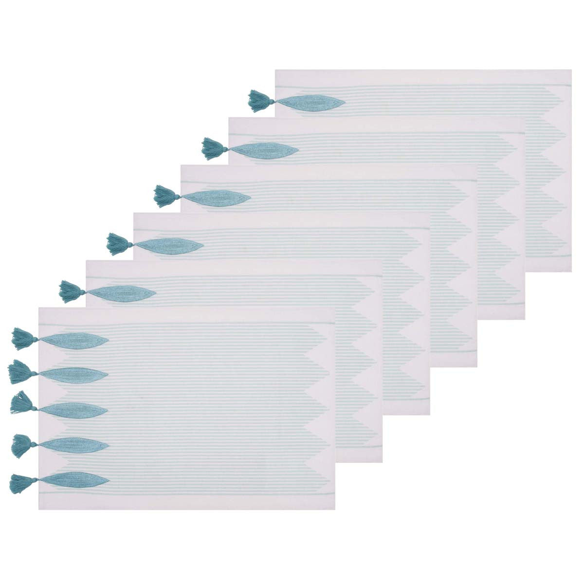 Tassel Fin Placemats - Set of 6