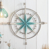 Blue Nautical Compass Wall Art