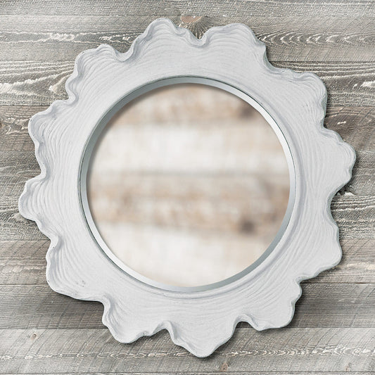 White Coral Wall Mirror