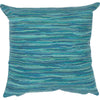 Ocean Stripes Square Accent Pillow - Aqua