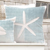 Whitewashed Starfish Pillow
