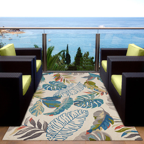 Palm Vibrance Indoor/Outdoor Rug - 2 x 3