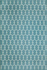 Baja Latticework Blue Rug - 8 x 11