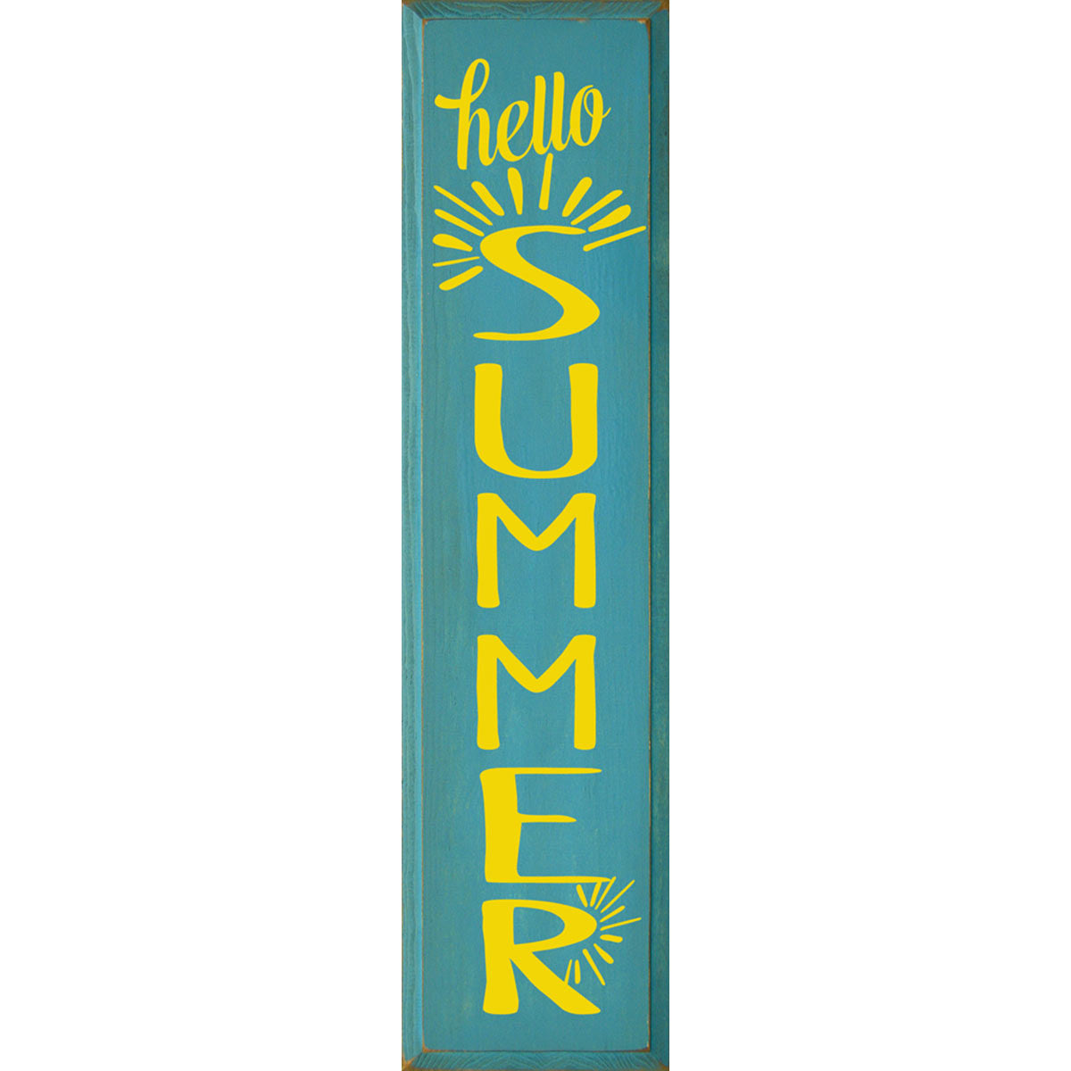 Sunny Summer Welcome Wood Sign