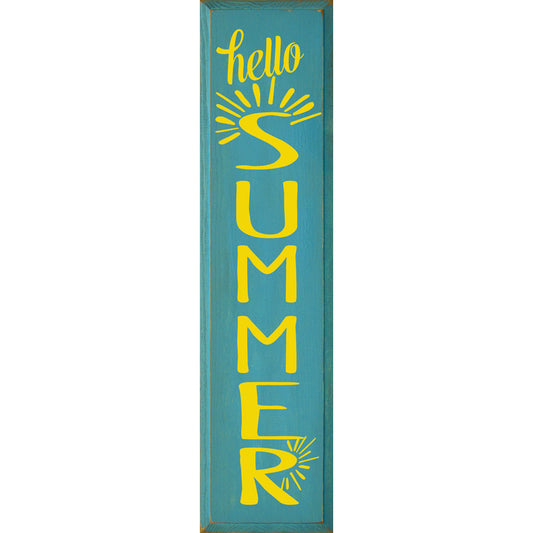 Sunny Summer Welcome Wood Sign
