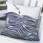 Seabirds & Waves Indoor/Outdoor Pillow