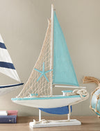 Coastal Treasures Sailboat Tabletop Model