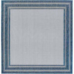 Baker Beach Multi Border Indoor/Outdoor Rug - 8 Ft. Square
