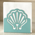 Scallop Metal Napkin Holder