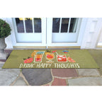 Delightful Drinks Indoor/Outdoor Rug - 2 x 5 - OUT OF STOCK UNTIL 09/11/2026
