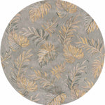 Havana Gray Palms Rug - 8 Ft Round - OUT OF STOCK UNTIL 09/09/2026