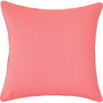 Coral Pink Euro Sham
