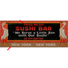 Fresh Palate Sushi Personalized Wall Art