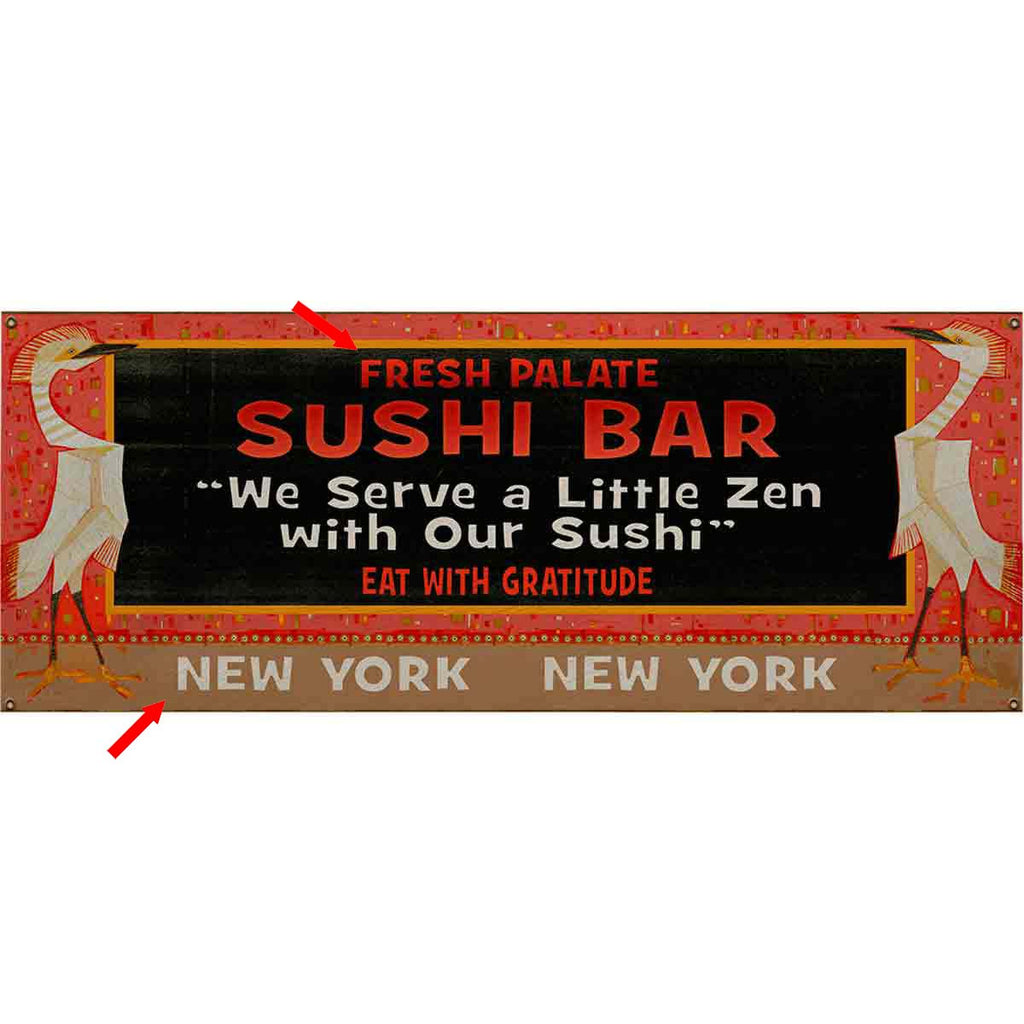 Fresh Palate Sushi Personalized Wall Art