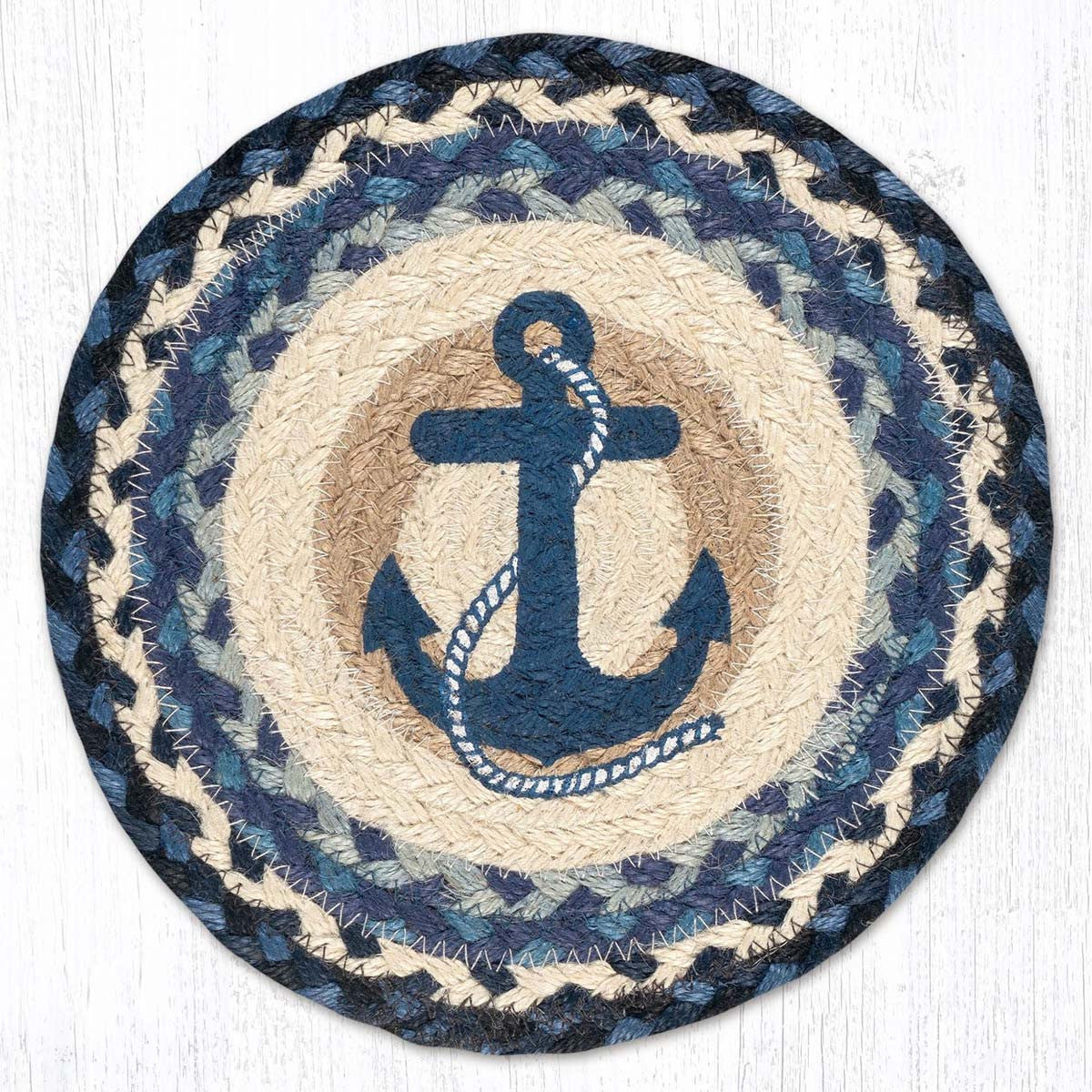 Anchor Round Trivets - Set of 3
