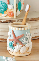 Seaside Garden Toothbrush Holder