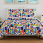 Party Buoys Quilt Set - King