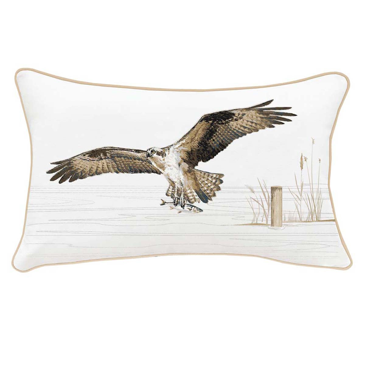 Nautical Osprey Indoor/Outdoor Pillow