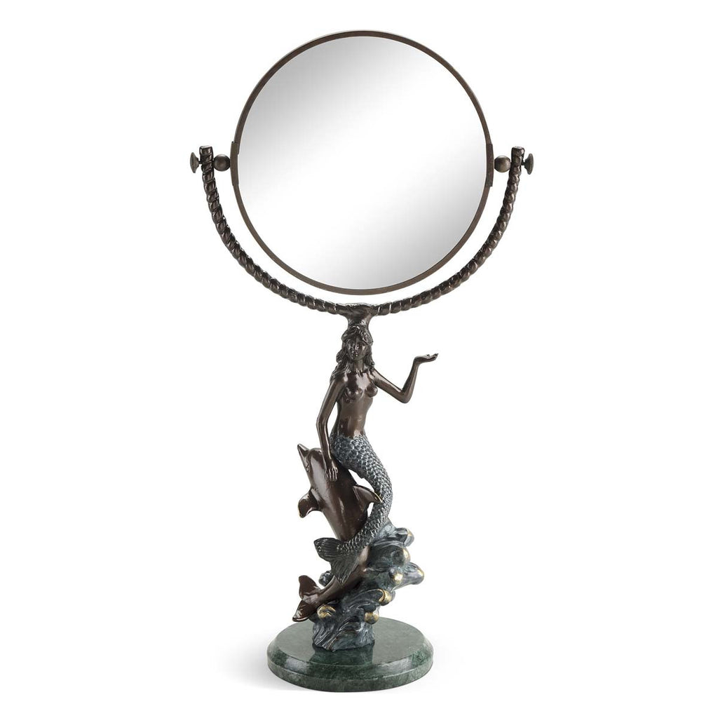 Mystic Mermaid & Dolphin Mirror