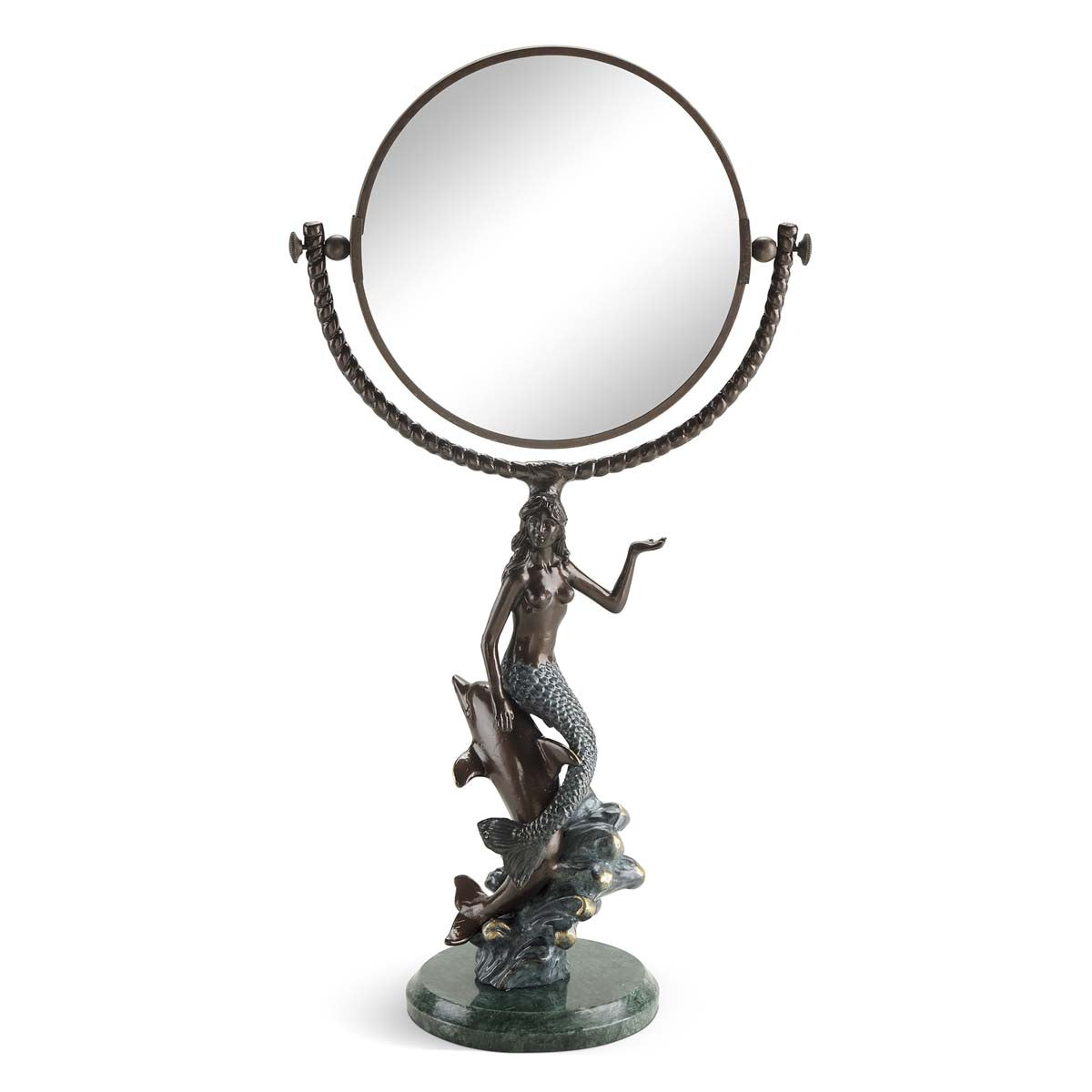 Mystic Mermaid & Dolphin Mirror