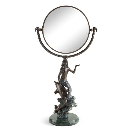 Mystic Mermaid & Dolphin Mirror
