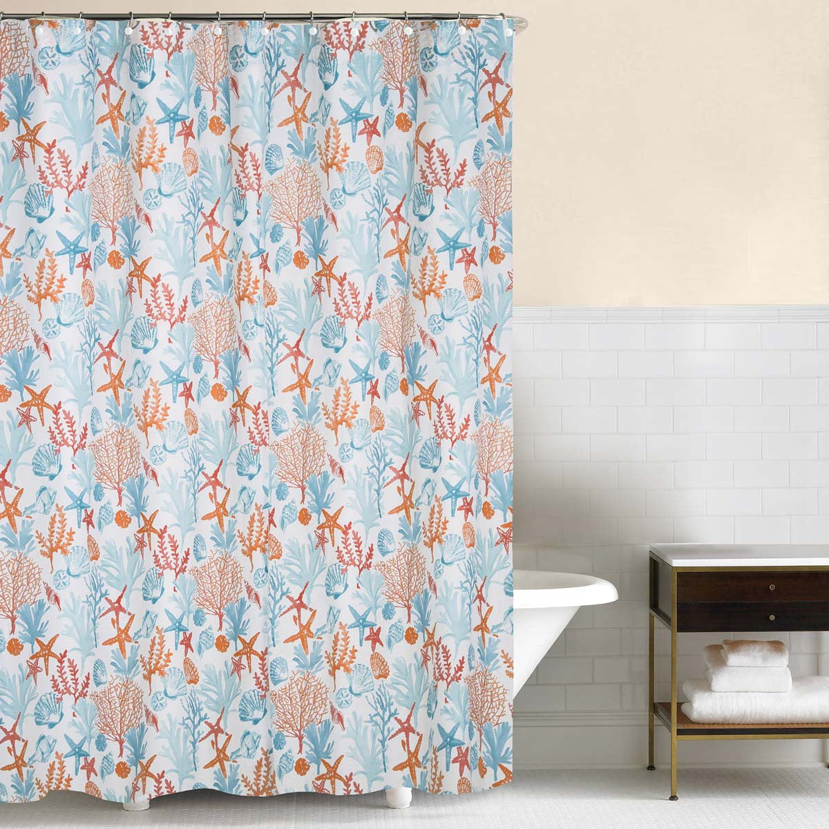 Coastal Oasis Shower Curtain