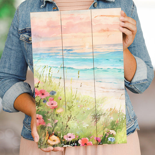 Golden Hour Beach Wall Art