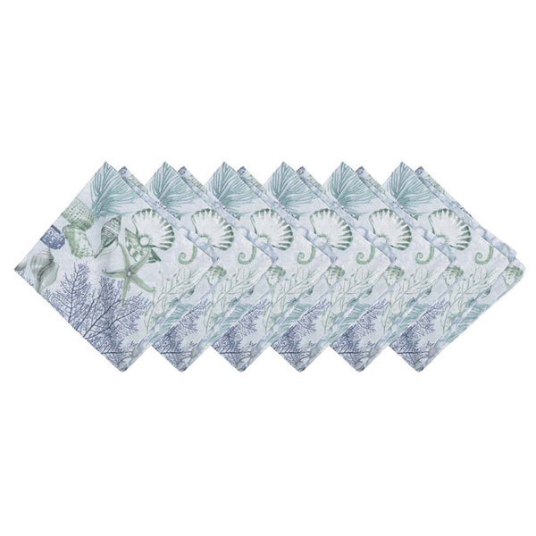 Seascape Coastal Napkins - Set of 6