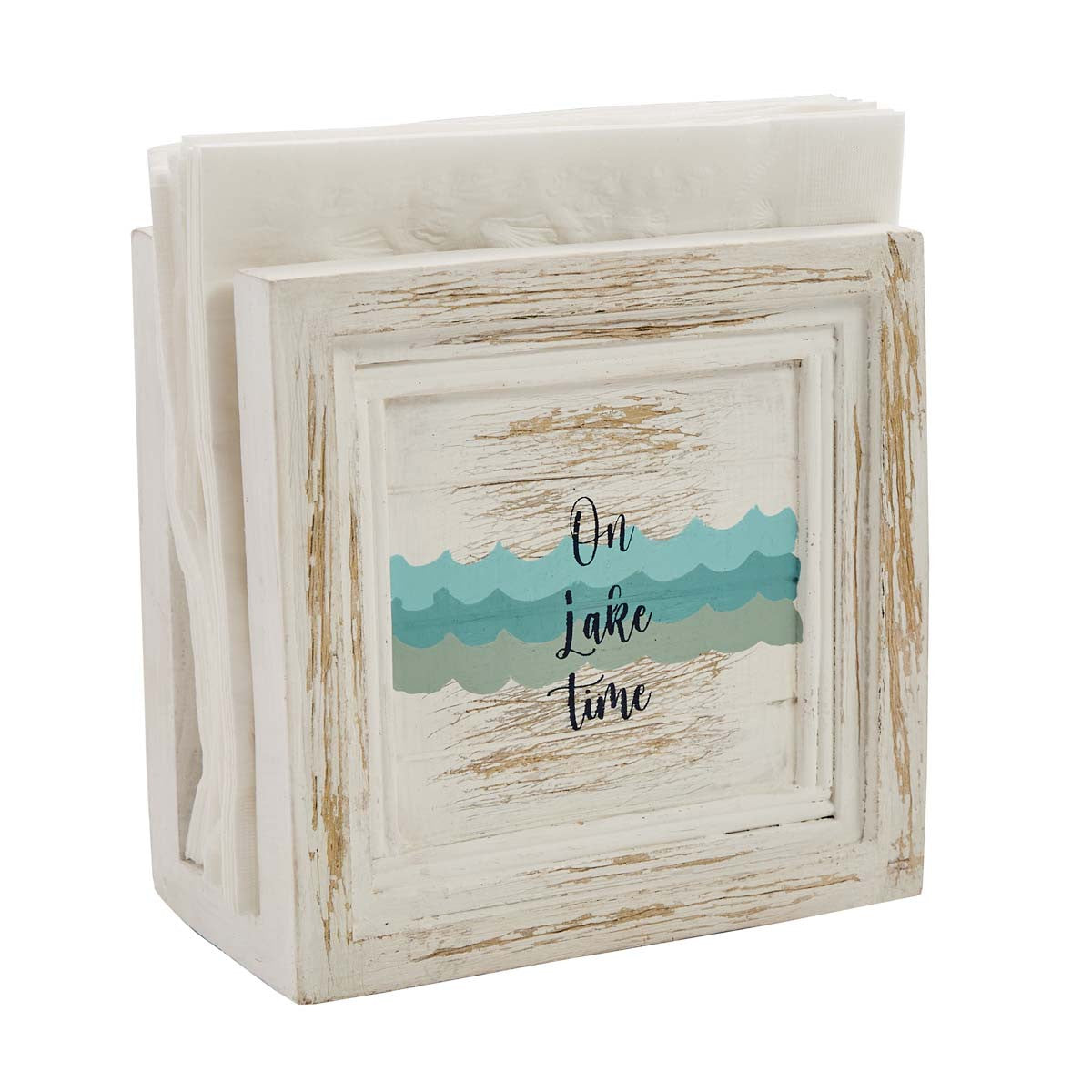 Rustic Lake Napkin Holder - OUT OF STOCK UNTIL 06/30/2026